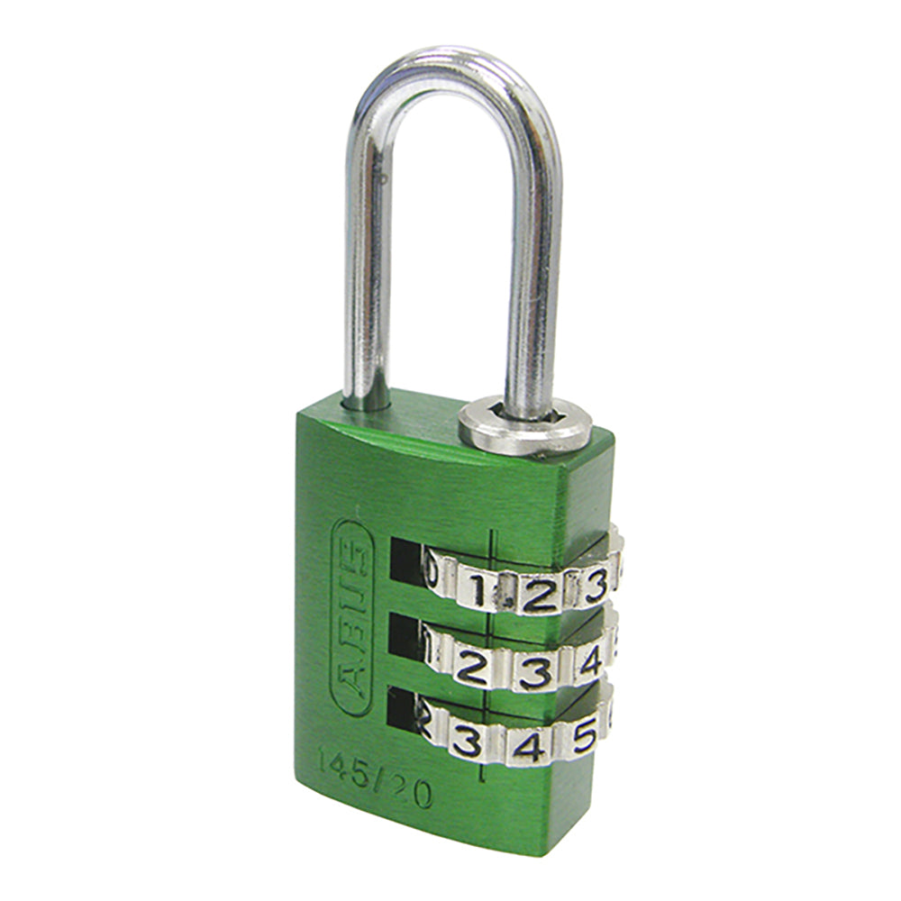 145 コンビネーション パドロック 145/20 GREEN (グリーン:緑)_ABUS (アバス)